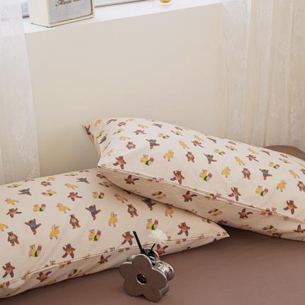 91家纺网 家纺一手货源 找家纺 （总）花西夫人 2023新款全棉13372纯棉印花枕套直播