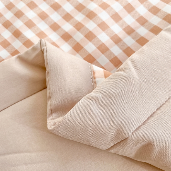 91家纺网 家纺一手货源 找家纺 慕尚 2025新款无印风夏被 英伦格