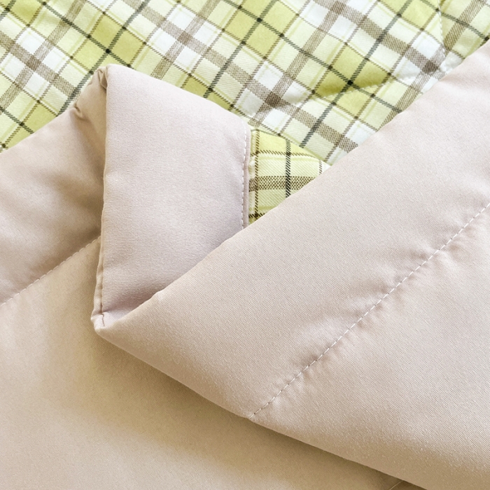 91家纺网 家纺一手货源 找家纺 慕尚 2025新款无印风夏被 青柠绿