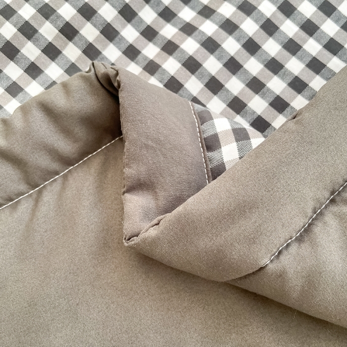 91家纺网 家纺一手货源 找家纺 慕尚 2025新款无印风夏被 布丁黑