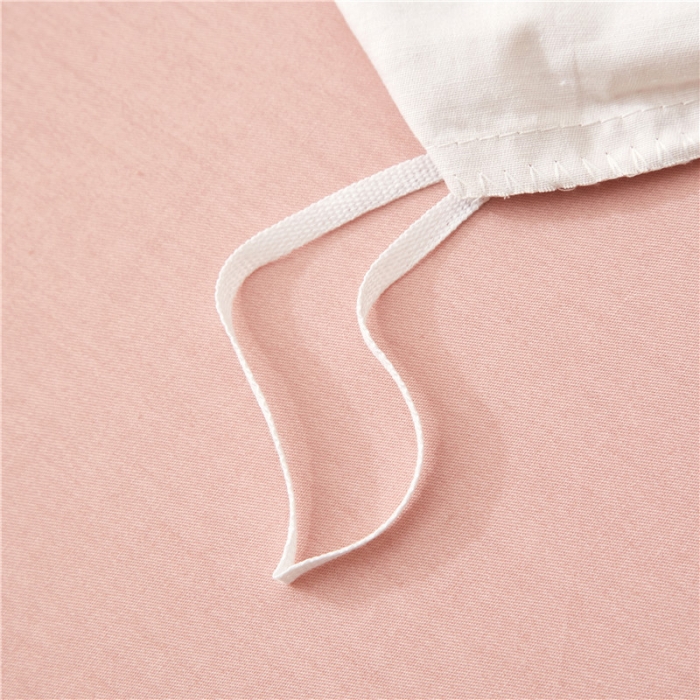 91家纺网 家纺一手货源 找家纺 沐白家居 2023全棉13376全棉印花四件套 南枝-粉