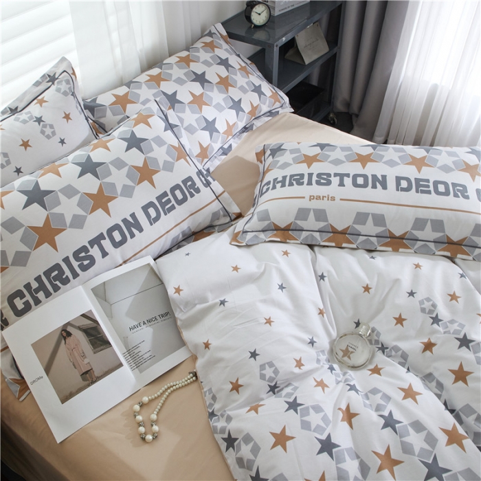 91家纺网 家纺一手货源 找家纺 沐白家居 2023全棉13376全棉印花四件套 星仕