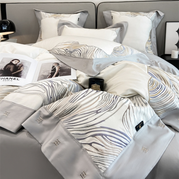 91家纺网 家纺一手货源 找家纺 （总）品家居2025新款全棉长绒棉四件套