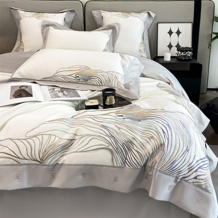 91家纺网 家纺一手货源 找家纺 （总）品家居2025新款全棉长绒棉四件套