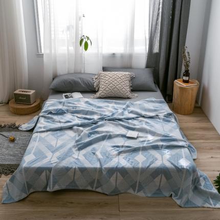 91家纺网 家纺一手货源 找家纺 （总）朴尔2023爆款三层水洗棉全棉纱布毛巾被