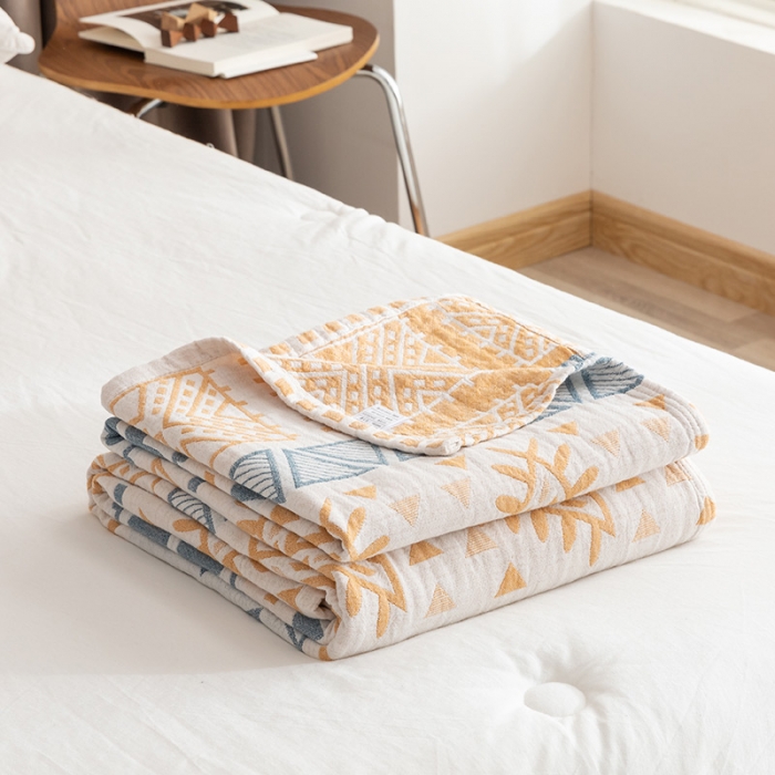 91家纺网 家纺一手货源 找家纺 朴尔家纺 2023新款塞尚风格水洗全棉三层毛巾 西雅图-兰