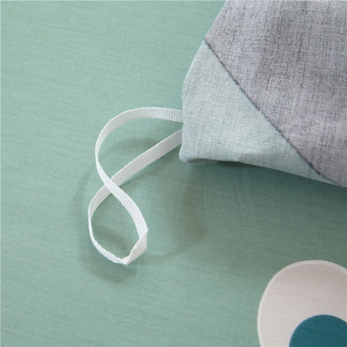 91家纺网 家纺一手货源 找家纺 沐白家居 2023全棉13376全棉印花四件套 彩虹心