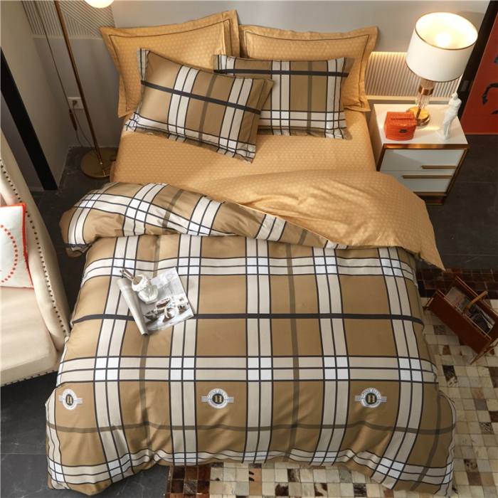 91家纺网 家纺一手货源 找家纺 沐白家居 2023全棉13376全棉印花四件套 经典北欧