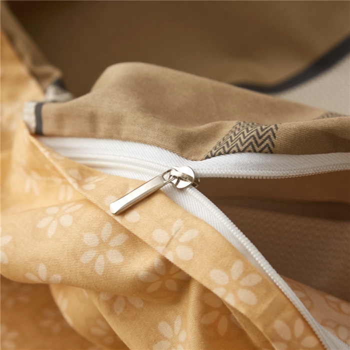 91家纺网 家纺一手货源 找家纺 沐白家居 2023全棉13376全棉印花四件套 经典北欧