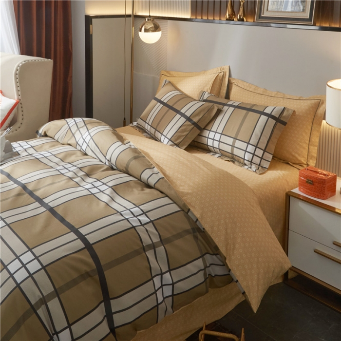 91家纺网 家纺一手货源 找家纺 沐白家居 2023全棉13376全棉印花四件套 经典北欧