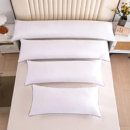 总 织布人2023新款枕芯亲肤磨毛单边家用双人枕头枕芯1.5米1.8米