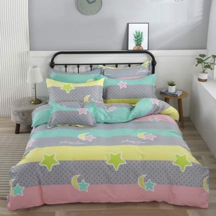 91家纺网 家纺一手货源 找家纺 （总）新款12868全棉学生宿舍三件套卡通纯棉四件套