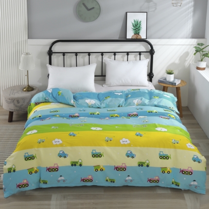 91家纺网 家纺一手货源 找家纺 （总） 雨萝家纺 新款12868全棉被罩纯棉被套