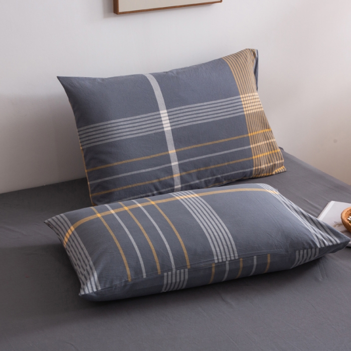 91家纺网 家纺一手货源 找家纺 （总）千姿梦 全棉色织水洗无印学生三件套纯棉单品床单被套床笠良品四件套