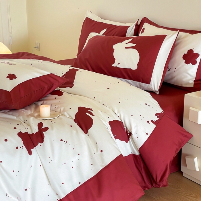 91家纺网 家纺一手货源 找家纺 （总）优然居 2023新款很高兴遇见你系列-遇见兔