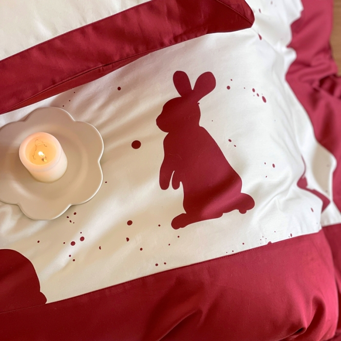 91家纺网 家纺一手货源 找家纺 （总）优然居 2023新款很高兴遇见你系列-遇见兔