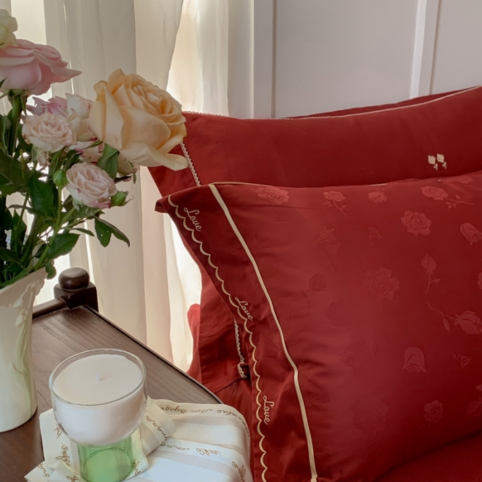 91家纺网 家纺一手货源 找家纺 （总）优然居 2023新款100支长绒棉贡缎提花刺绣系列