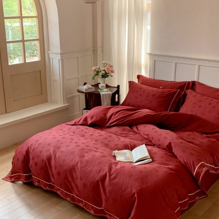 91家纺网 家纺一手货源 找家纺 （总）优然居 2023新款100支长绒棉贡缎提花刺绣系列