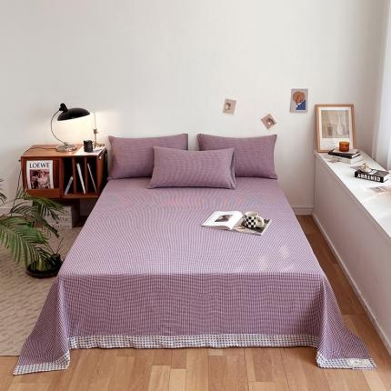 91家纺网 家纺一手货源 找家纺 （总）春皖家纺 2023新款拼角提花系列床单