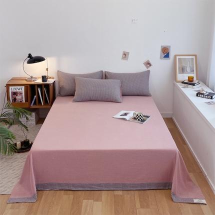 91家纺网 家纺一手货源 找家纺 （总）春皖家纺 2023新款拼角提花系列床单