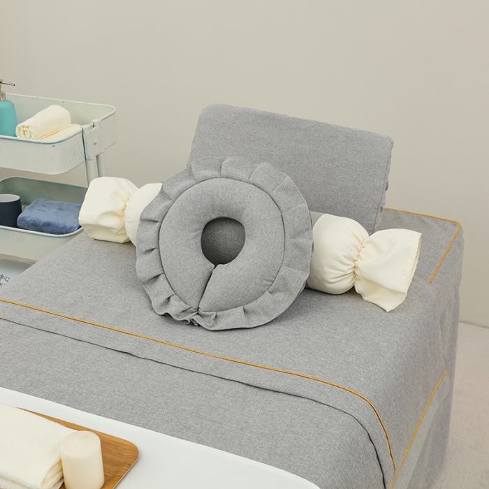 91家纺网 家纺一手货源 找家纺 莉人坊 2023新款棉麻佳颜小鹿 床罩 佳颜小鹿 灰色