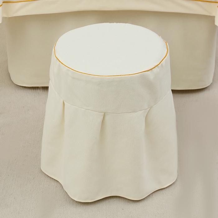 91家纺网 家纺一手货源 找家纺 莉人坊 2023新款棉麻佳颜小鹿 床罩 佳颜小鹿 米黄