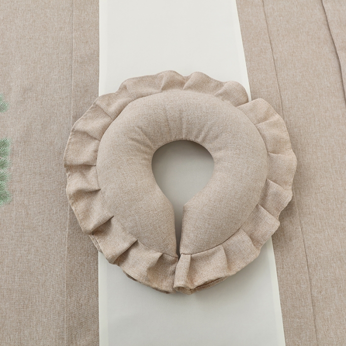 91家纺网 家纺一手货源 找家纺 莉人坊 2023新款棉麻佳颜小鹿 床罩 佳颜小鹿 驼色