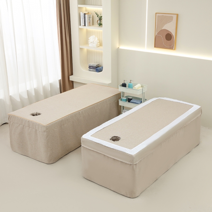 91家纺网 家纺一手货源 找家纺 莉人坊 2023新款棉麻佳颜小鹿 床罩 佳颜小鹿 驼色