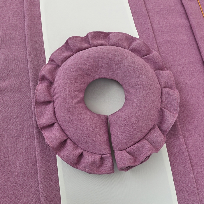 91家纺网 家纺一手货源 找家纺 莉人坊 2023新款棉麻佳颜小鹿 床罩 佳颜小鹿 紫色