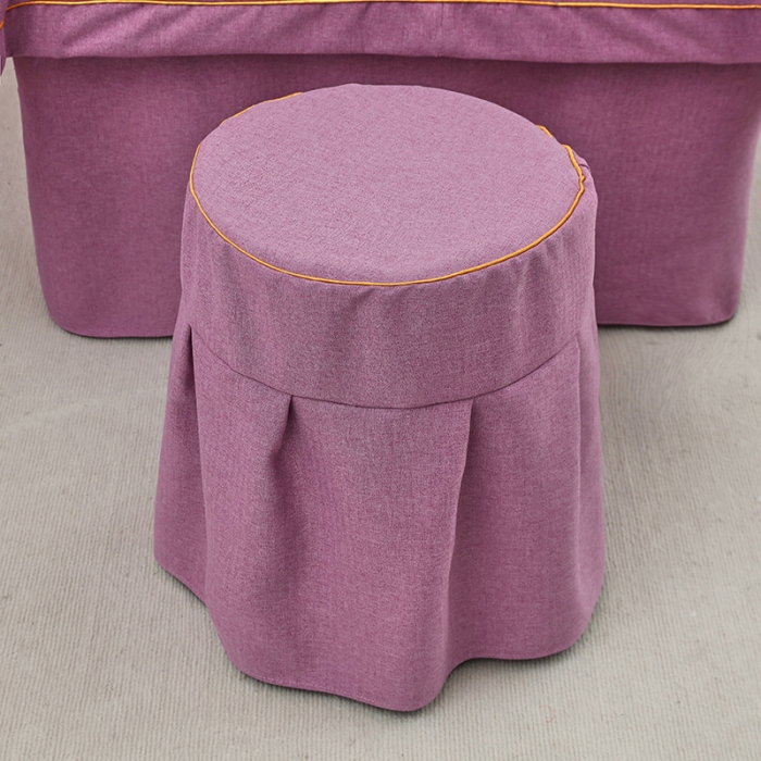 91家纺网 家纺一手货源 找家纺 莉人坊 2023新款棉麻佳颜小鹿 床罩 佳颜小鹿 紫色