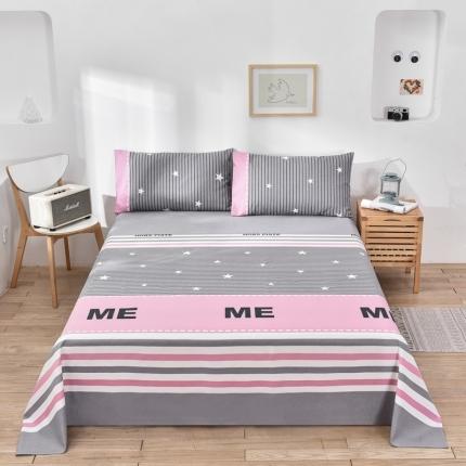 91家纺网 家纺一手货源 找家纺 （总）韩后2025新款粗布印花床单枕套三件套老粗布凉席三件套