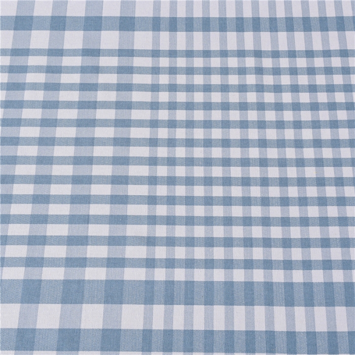 91家纺网 家纺一手货源 找家纺 韩后2025新款粗布印花床单枕套三件套蓝小格