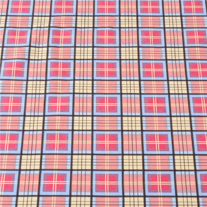 91家纺网 家纺一手货源 找家纺 韩后2025新款粗布印花床单枕套三件套田园格调-粉