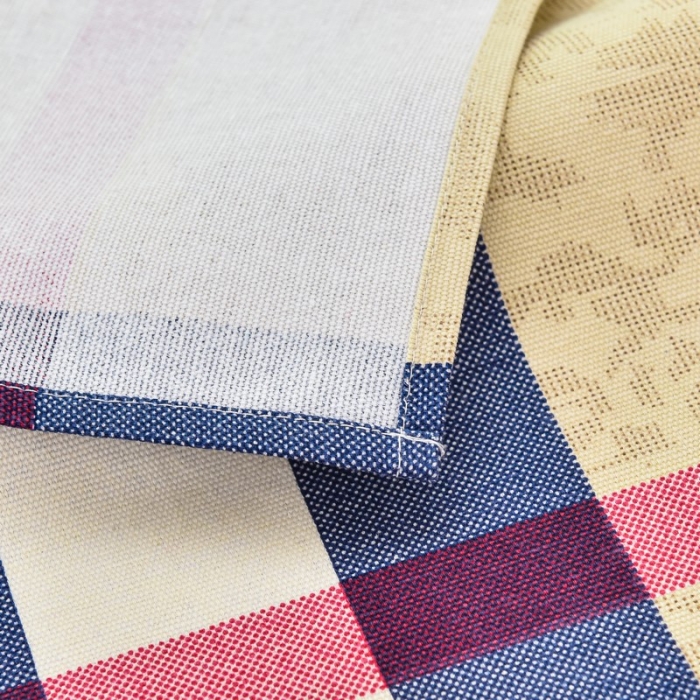 91家纺网 家纺一手货源 找家纺 韩后2025新款粗布印花床单枕套三件套巴宝瑞