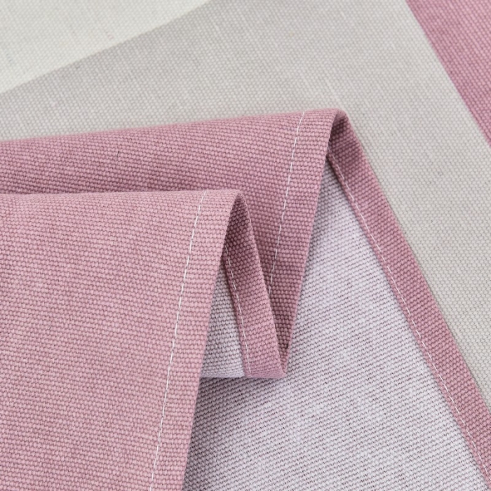 91家纺网 家纺一手货源 找家纺 韩后2025新款粗布印花床单枕套三件套格子豆沙