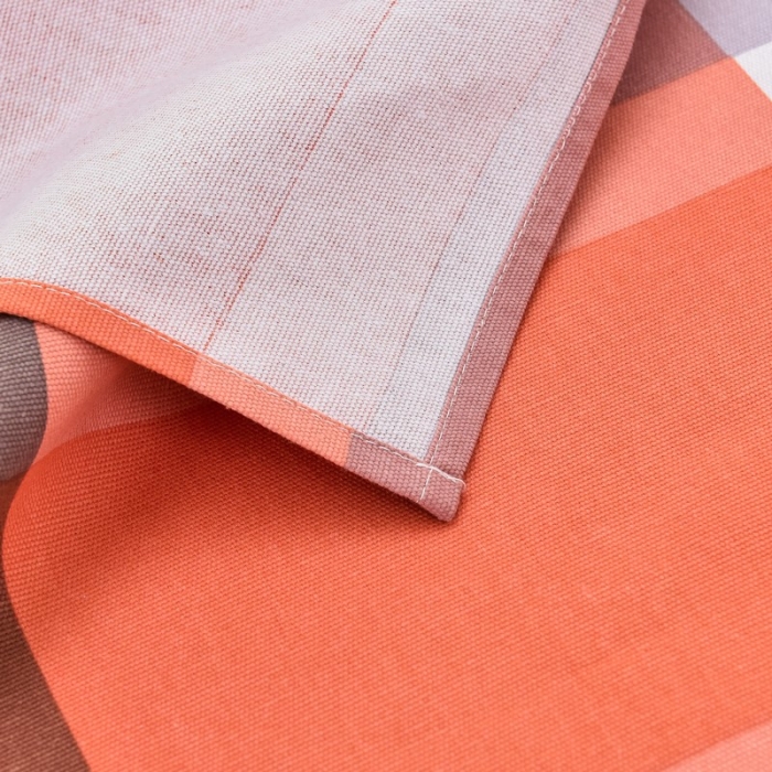 91家纺网 家纺一手货源 找家纺 韩后2025新款粗布印花床单枕套三件套格子铺桔