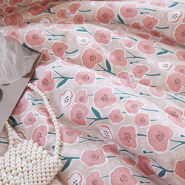 91家纺网 家纺一手货源 找家纺 一米阳光 2023新款纯棉蕾丝豆豆被被子被芯 印象