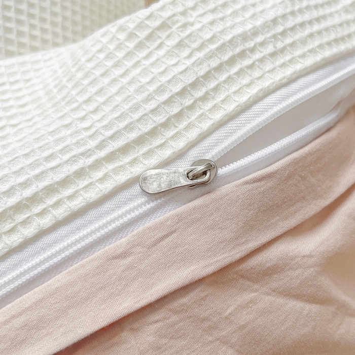 91家纺网 家纺一手货源 找家纺 （总）佰亿莱 2024新款AB版全棉华夫格水洗棉单被套