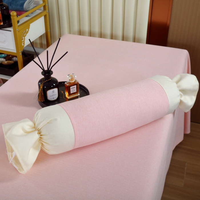 91家纺网 家纺一手货源 找家纺 莉人坊 2023新款彩棉麻 床单款床罩 床单款 粉红