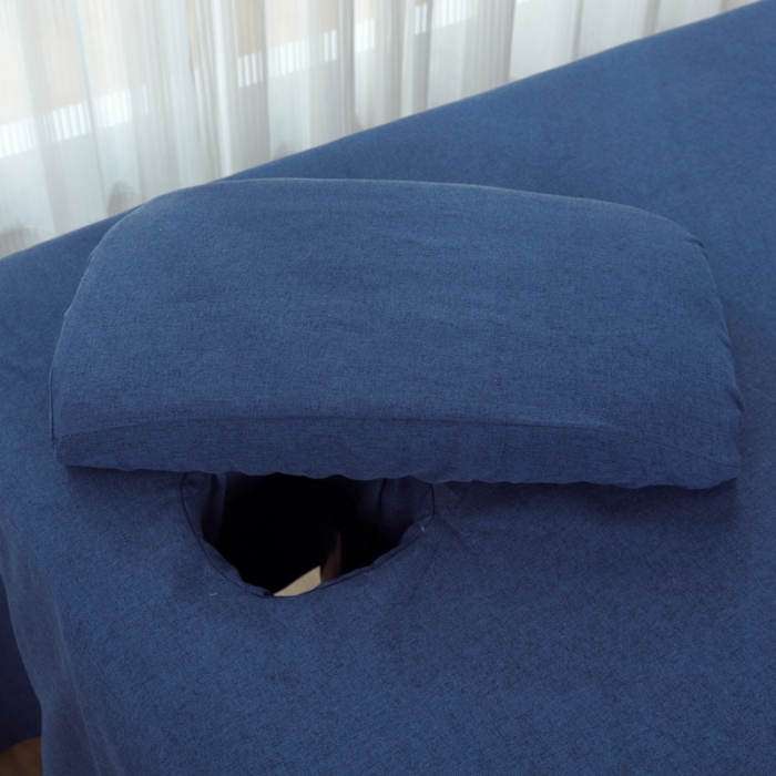 91家纺网 家纺一手货源 找家纺 莉人坊 2023新款彩棉麻 床单款床罩 床单款 海蓝