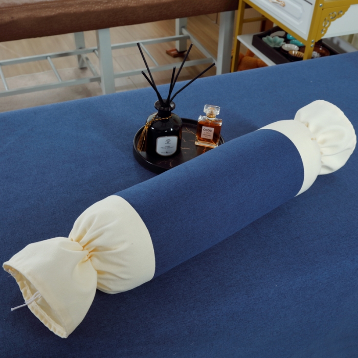 91家纺网 家纺一手货源 找家纺 莉人坊 2023新款彩棉麻 床单款床罩 床单款 海蓝