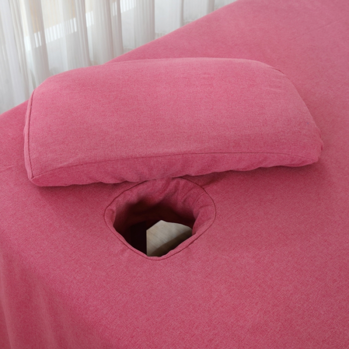 91家纺网 家纺一手货源 找家纺 莉人坊 2023新款彩棉麻 床单款床罩 床单款 酒红