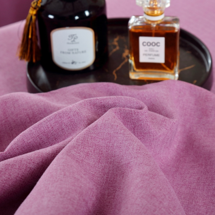 91家纺网 家纺一手货源 找家纺 莉人坊 2023新款彩棉麻 床单款床罩 床单款 紫色