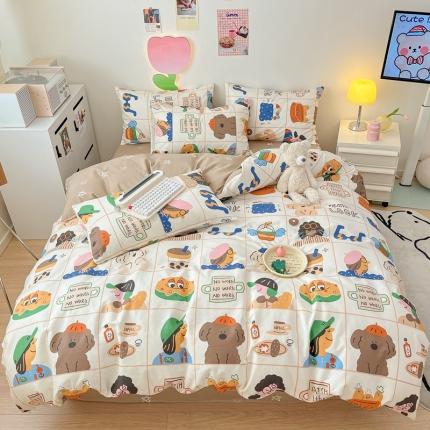 91家纺网 家纺一手货源 找家纺 （总）川悦生活 2023新款全棉印花四件套