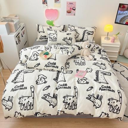 91家纺网 家纺一手货源 找家纺 （总）川悦生活 2023新款全棉印花四件套