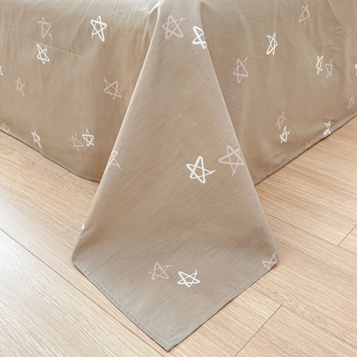 91家纺网 家纺一手货源 找家纺 川悦生活 2023新款全棉印花四件套 韩国小狗