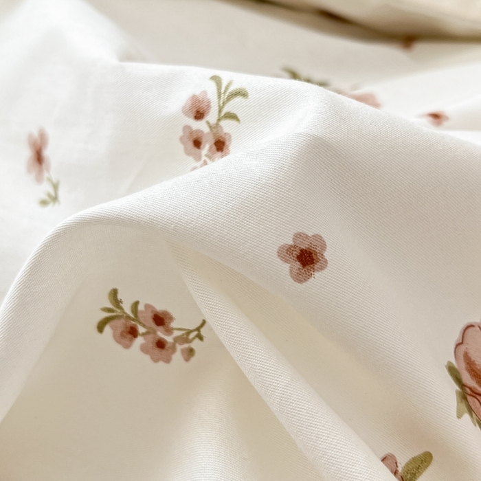 91家纺网 家纺一手货源 找家纺 川悦生活 2023新款全棉印花四件套 韩系小碎花