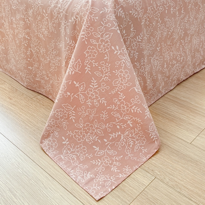 91家纺网 家纺一手货源 找家纺 川悦生活 2023新款全棉印花四件套 韩系小碎花