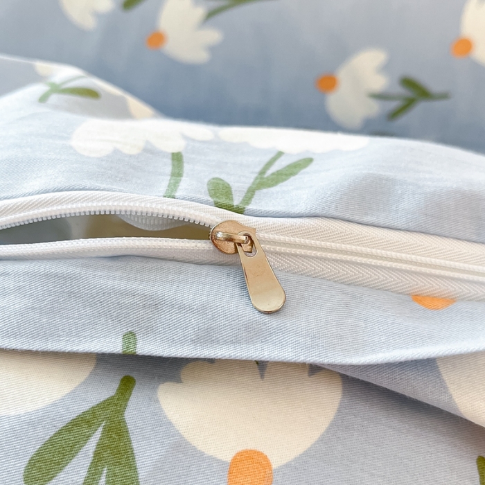 91家纺网 家纺一手货源 找家纺 川悦生活 2023新款全棉印花四件套 美丽家园