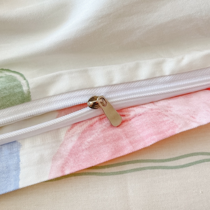 91家纺网 家纺一手货源 找家纺 川悦生活 2023新款全棉印花四件套 兔美乐